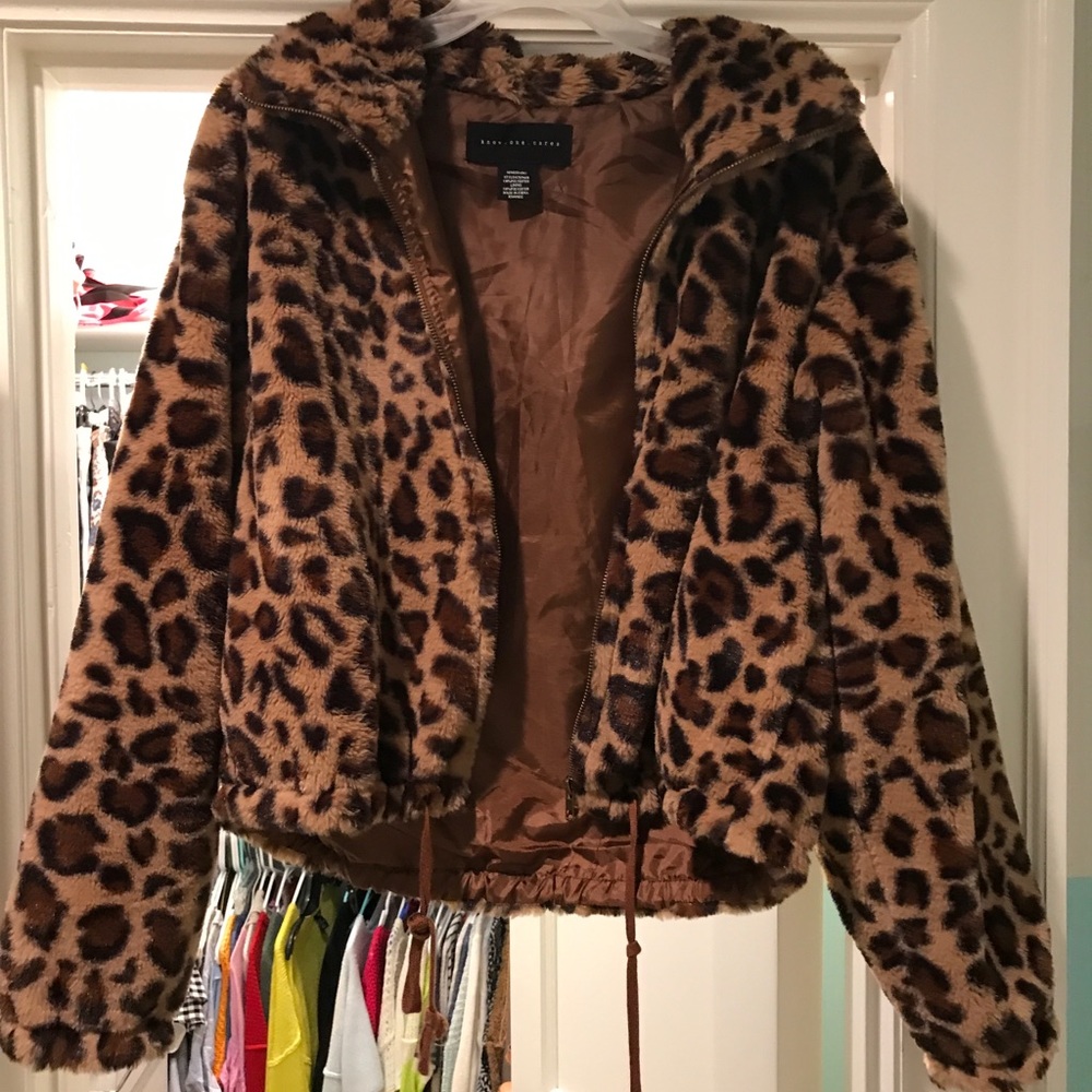 leopard print jacket